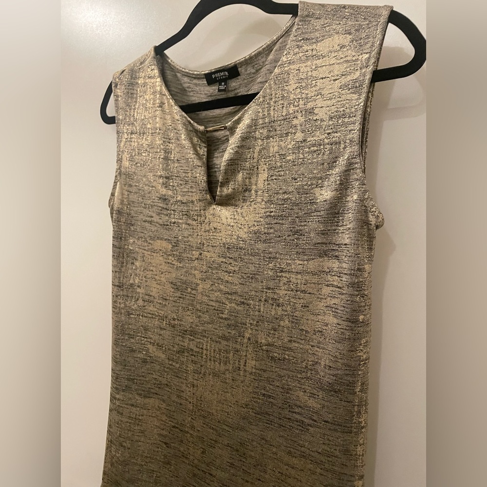 Glittery Gold Top